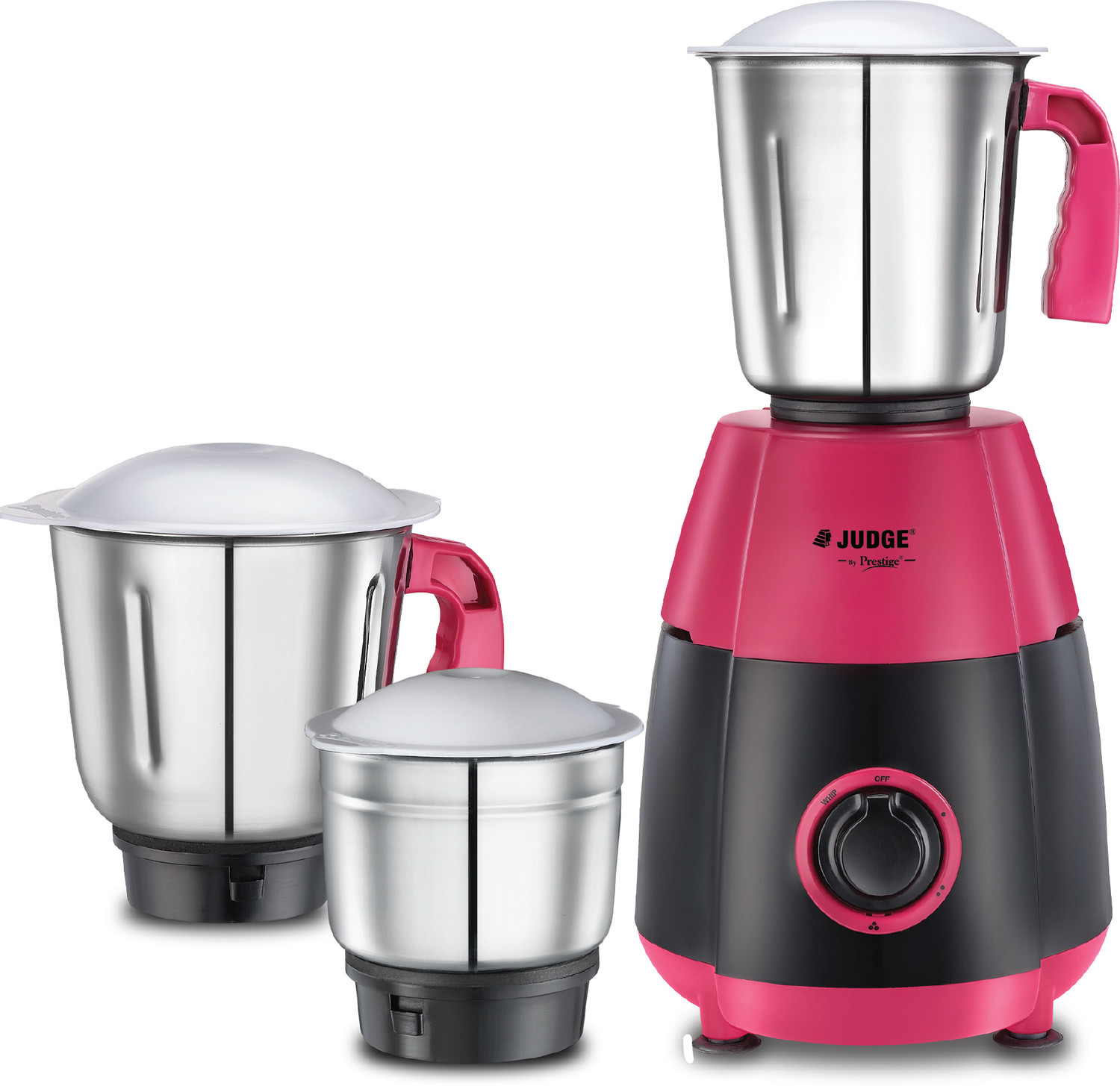 Image of Greenchef Majesto Mixture Grinder 600 W Mixer Grinder (Majesto Mixture Grinder | 3 Jars | Pink & Black)