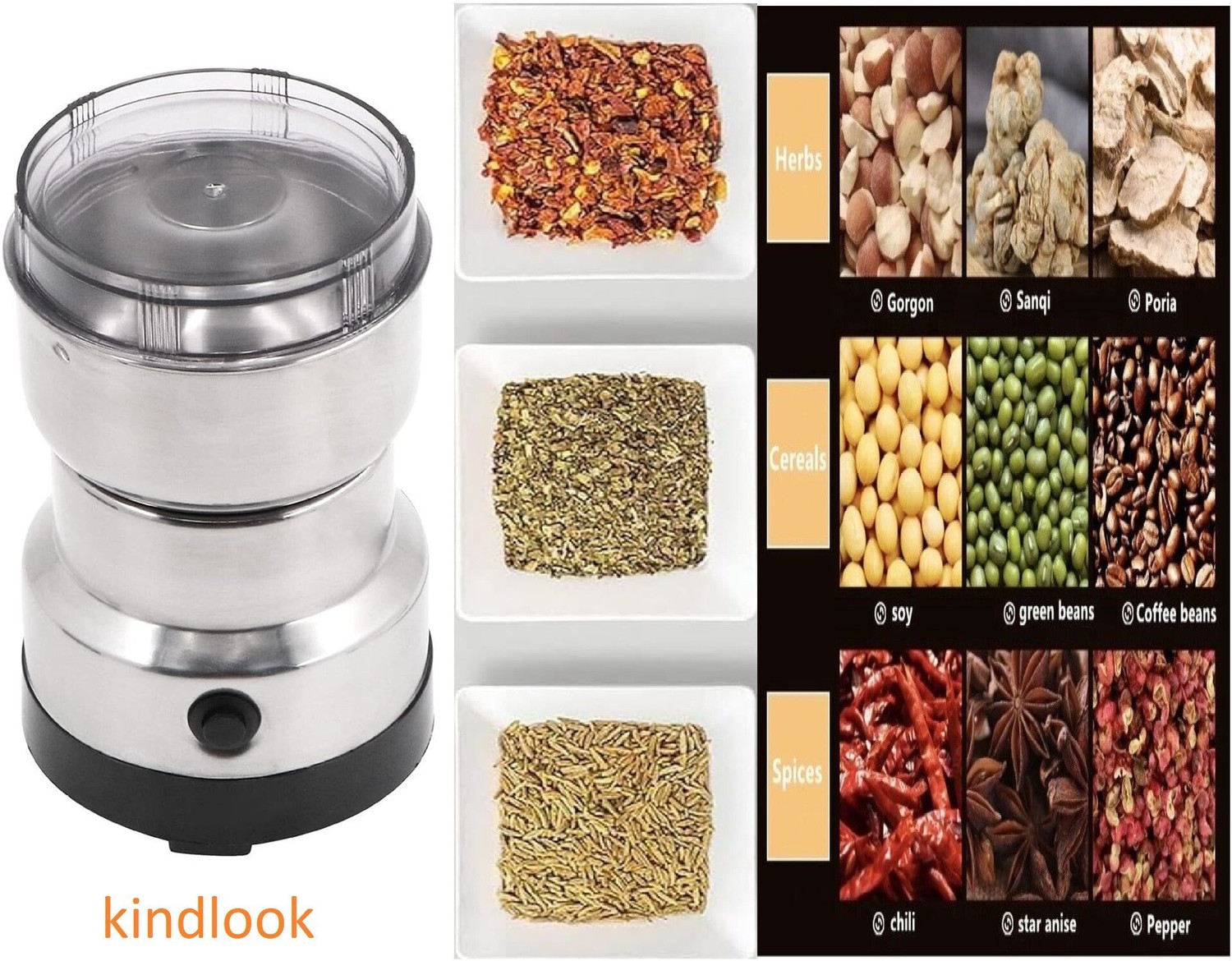 Image of DAKSHWAY PRO 450 W Juicer Mixer Grinder (P20 Grinder Stainless Steel Electric Coffee & Spice Grinder Mixer | 1 Jar | Multicolor)