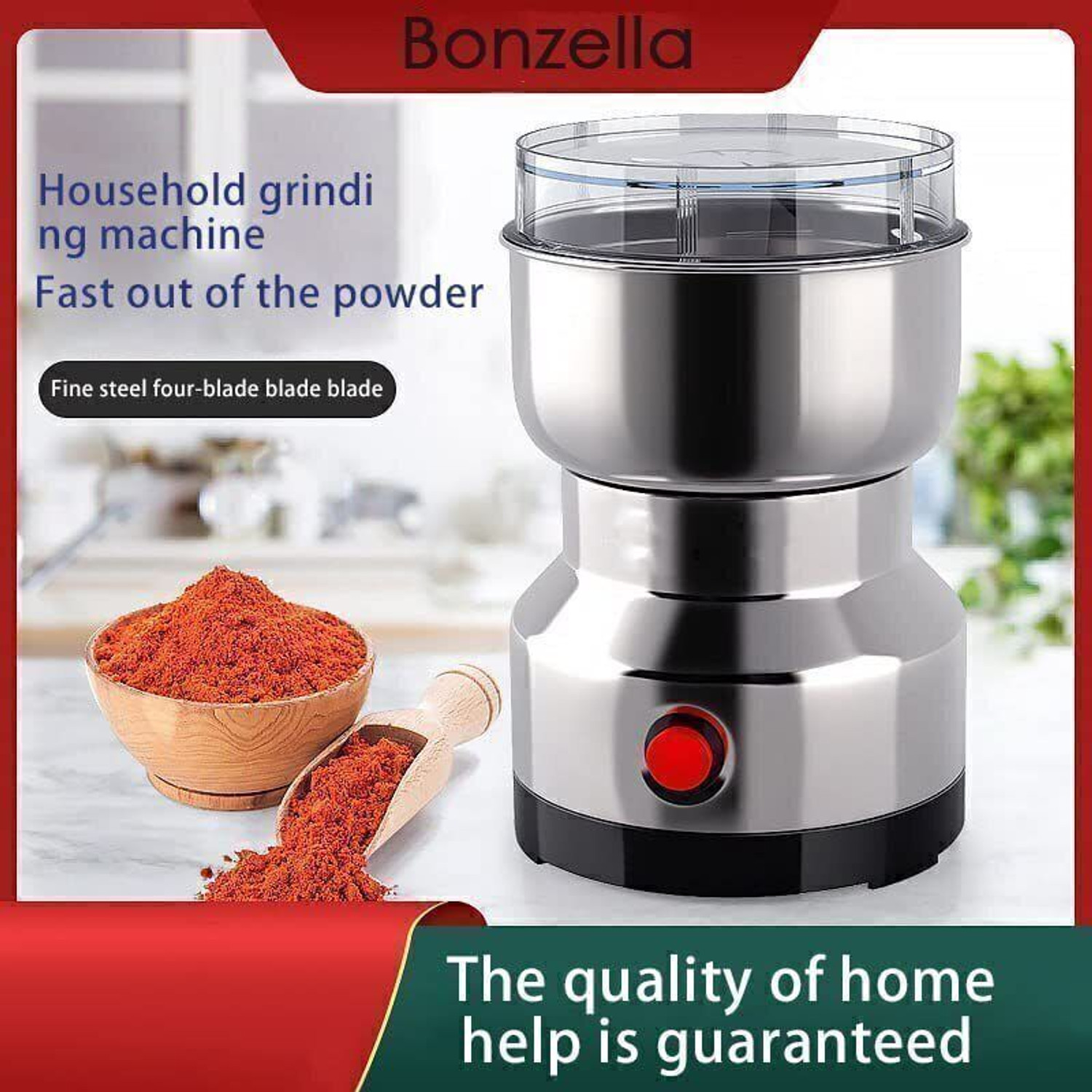 Image of BazaarNest Household Grinder W300 Juicer Mixer Grinder gr69 300 W Juicer Mixer Grinder (Nima japan Mini Stainless Steel Grainder G69 | 1 Jar | Multicolor)