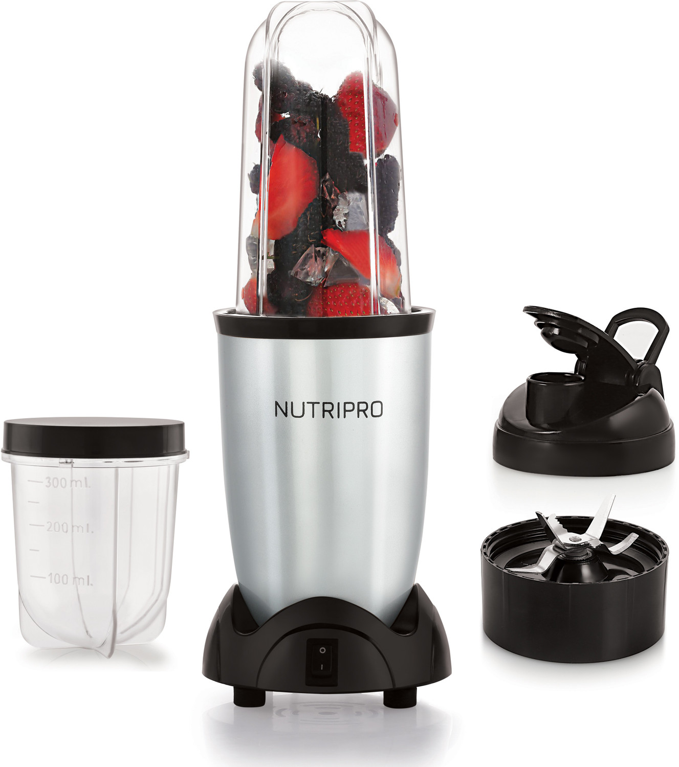 NutriPro Blender 500 W Juicer Mixer Grinder (Nutri Jars