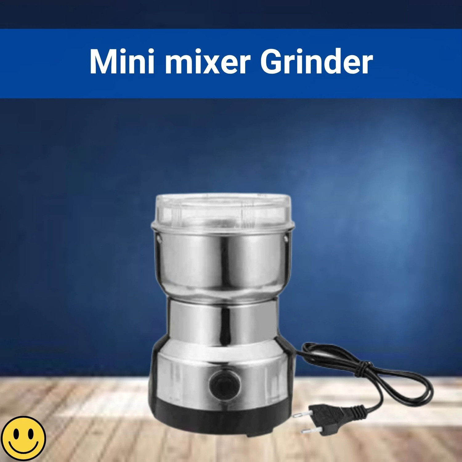 Image of Manasa Grinder 1 200 W Mixer Grinder (Electric Mixer Grinder, Coffee Maker for Kitchen Nuts, Masala & Onion GarlicK267 | 1 Jar | Silver)