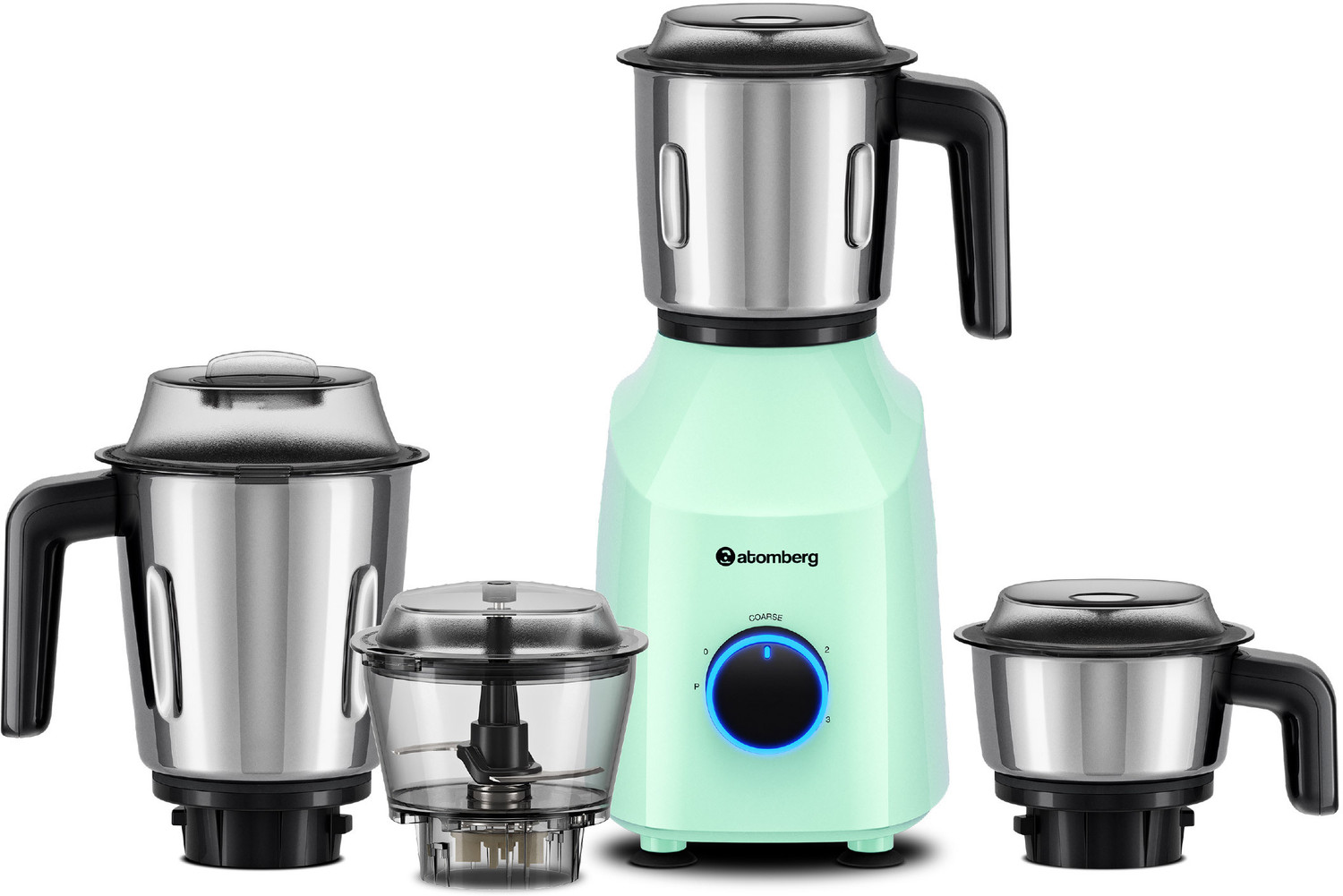 Atomberg Yulia | Coarse Mode for Silbatta-like Textures | 750 W Mixer Grinder