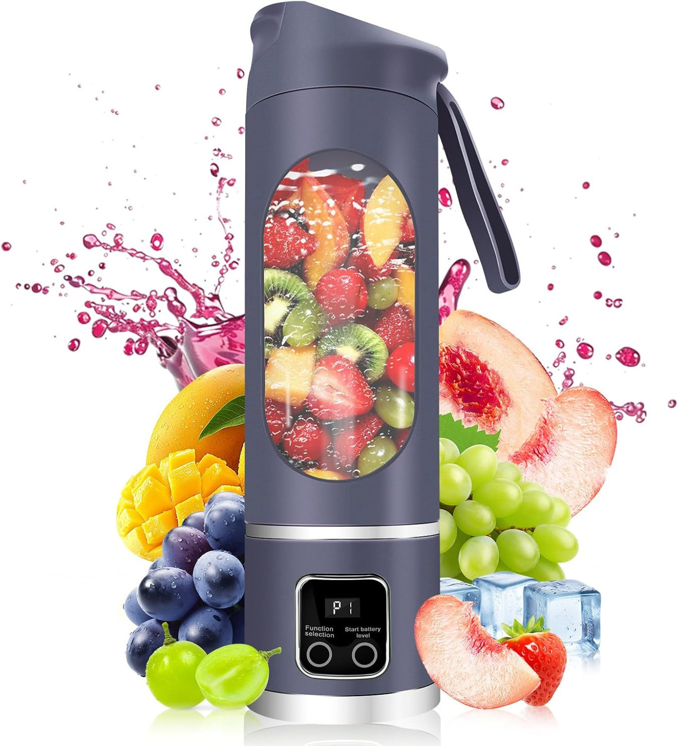 Image of Greenchef Majesto Mixture Grinder 600 W Mixer Grinder (Majesto Mixture Grinder | 3 Jars | Pink & Black)
