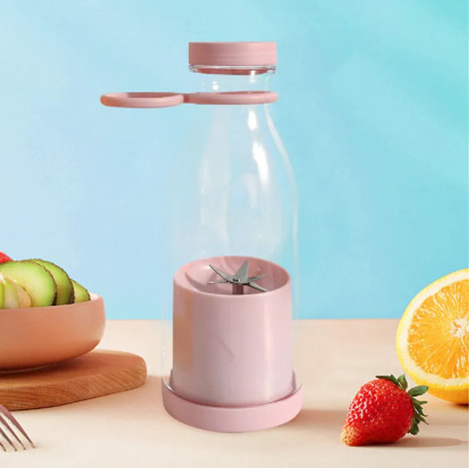 Image of jiyanshi B 1 40 W Juicer (USB Portable Blender | 1 Jar | Multicolor)