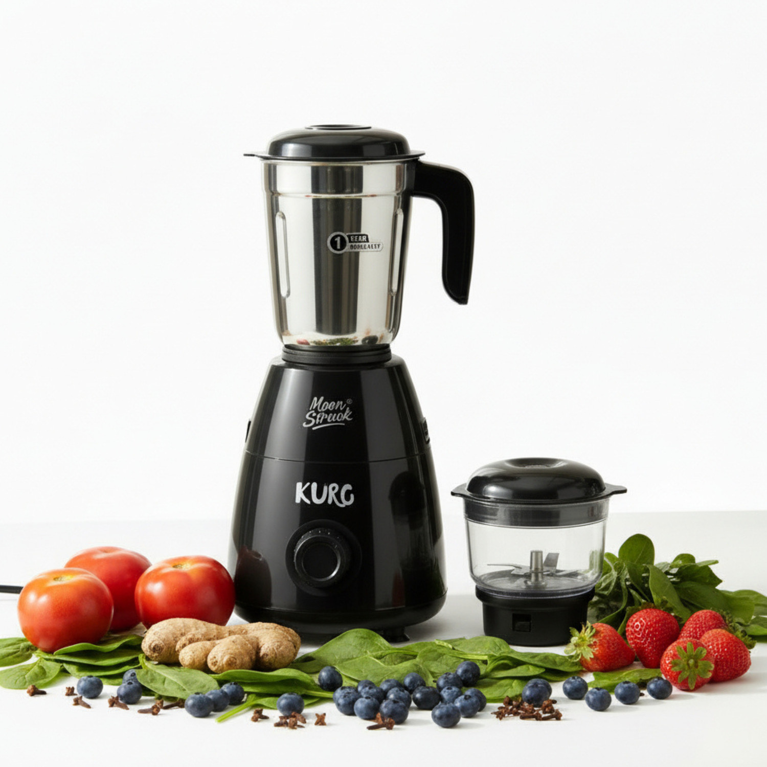 Image of Elvara creations JC-09 250 W Juicer Mixer Grinder (JWC-09 | 2 Jars | Multicolor)