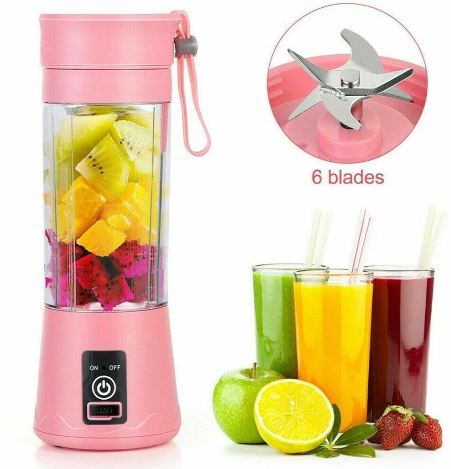 Image of Radhe Pro Fruit Juicer 200 W Juicer Mixer Grinder (JUICE CUP | 1 Jar | Multicolor)