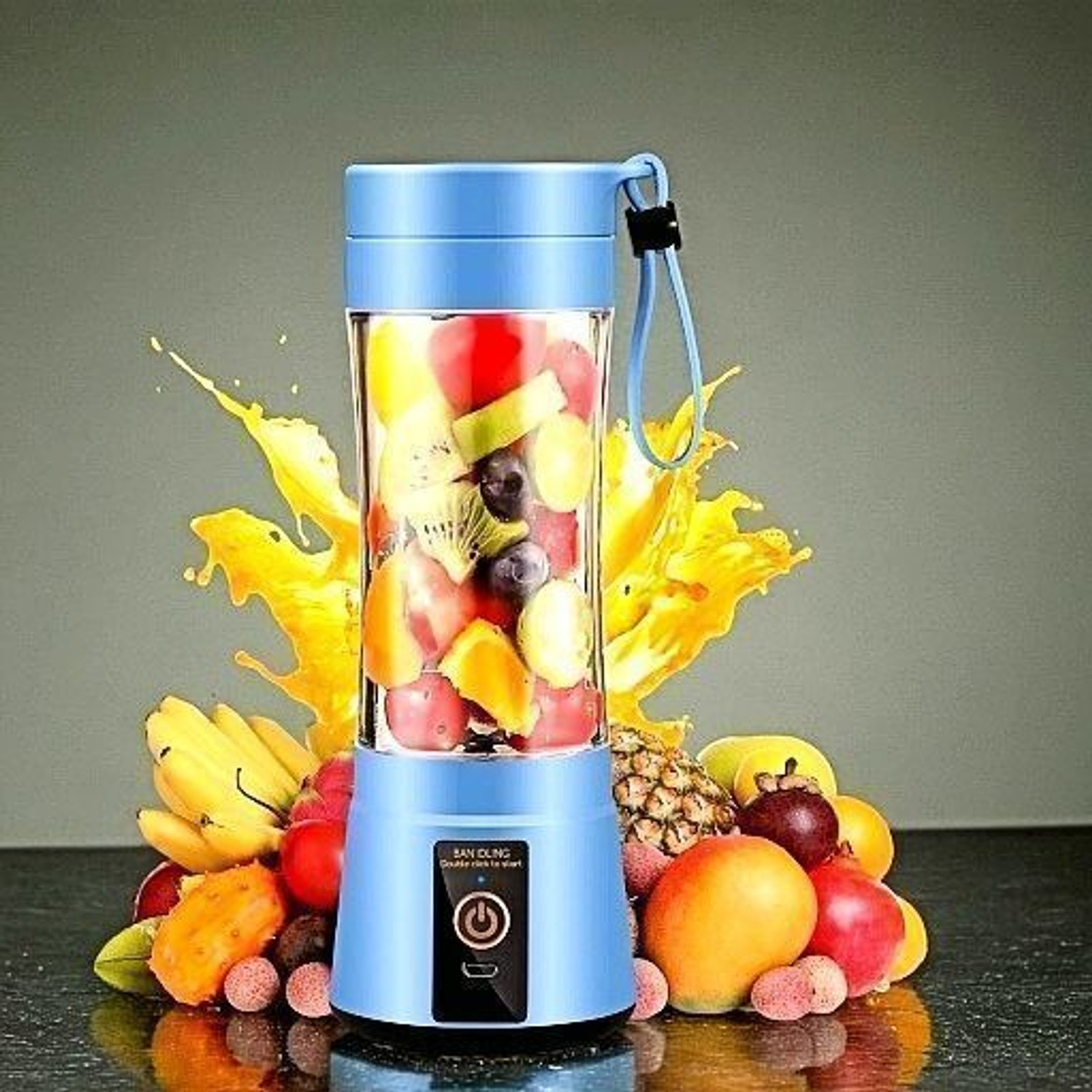 Image of SS brother Pro Fruit Juicer 200 W Juicer Mixer Grinder (Portable Electric Fruit Juicer Maker14 | 1 Jar | Multicolor)