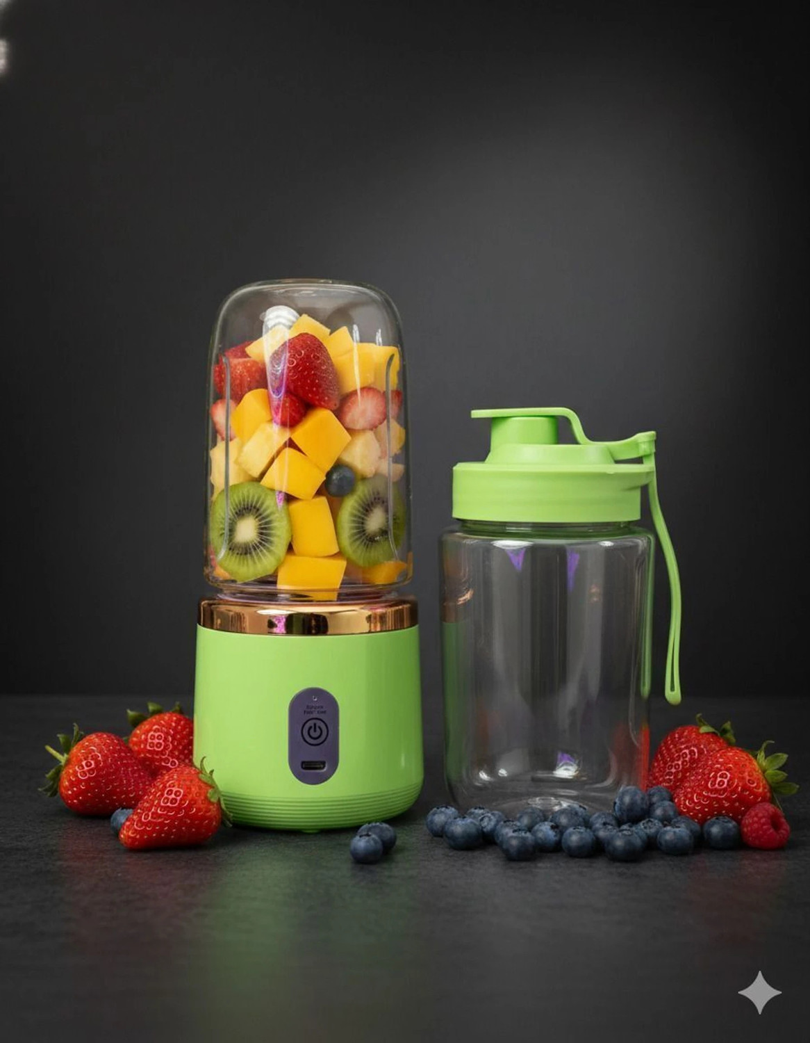 Image of jiyanshi B 1 40 W Juicer (USB Portable Blender | 1 Jar | Multicolor)