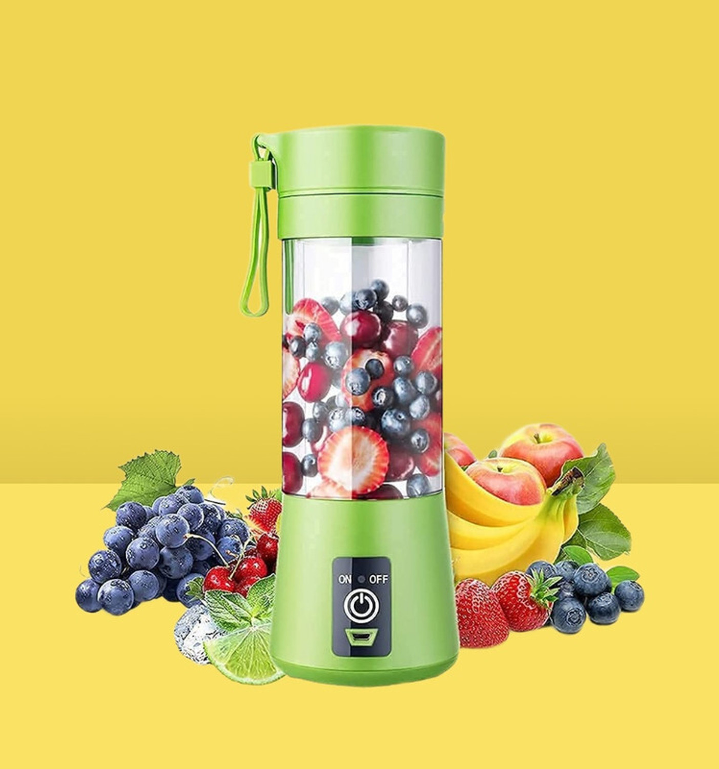 Image of SS brother Pro Fruit Juicer 200 W Juicer Mixer Grinder (Portable Electric Fruit Juicer Maker14 | 1 Jar | Multicolor)