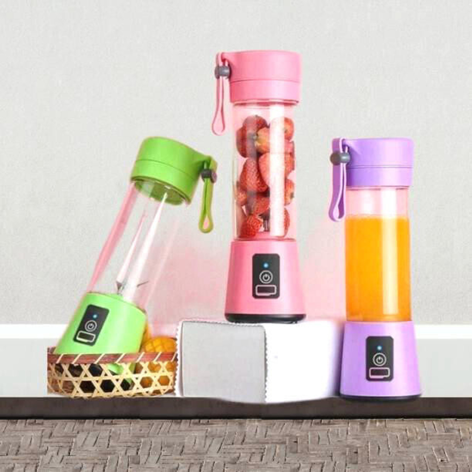 Image of princemarkett Pro Fruit Juicer 200 W Juicer Mixer Grinder (ASE 869A BlendLife Juice With Sipper For Juices, Shakes, Smoothies, Baby Food | 1 Jar | Multicolor)