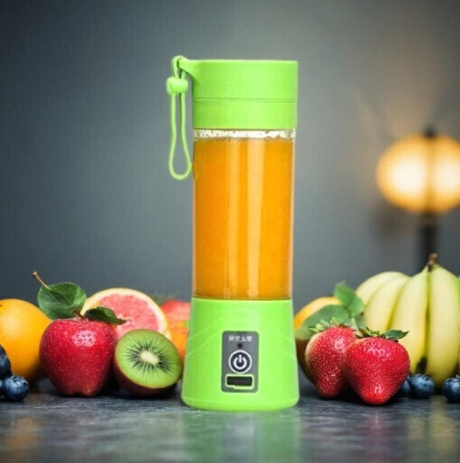 Image of princemarkett Pro Fruit Juicer 200 W Juicer Mixer Grinder (Msk 6027A Electric Juice Maker Juicer Bottle Blender Mixer Rechargeable Bottle | 1 Jar | Multicolor)