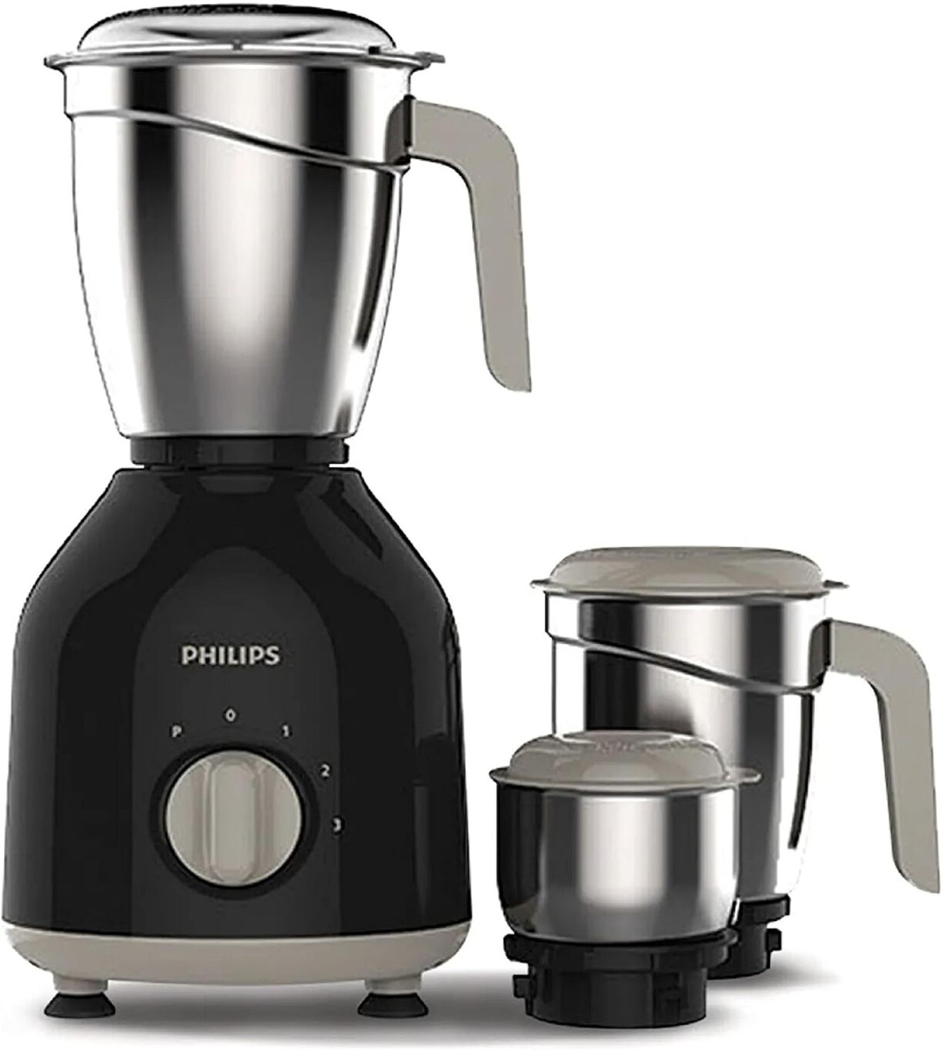 Philips HL7756/00 750W Mixer Grinder with 3 Jars - Black