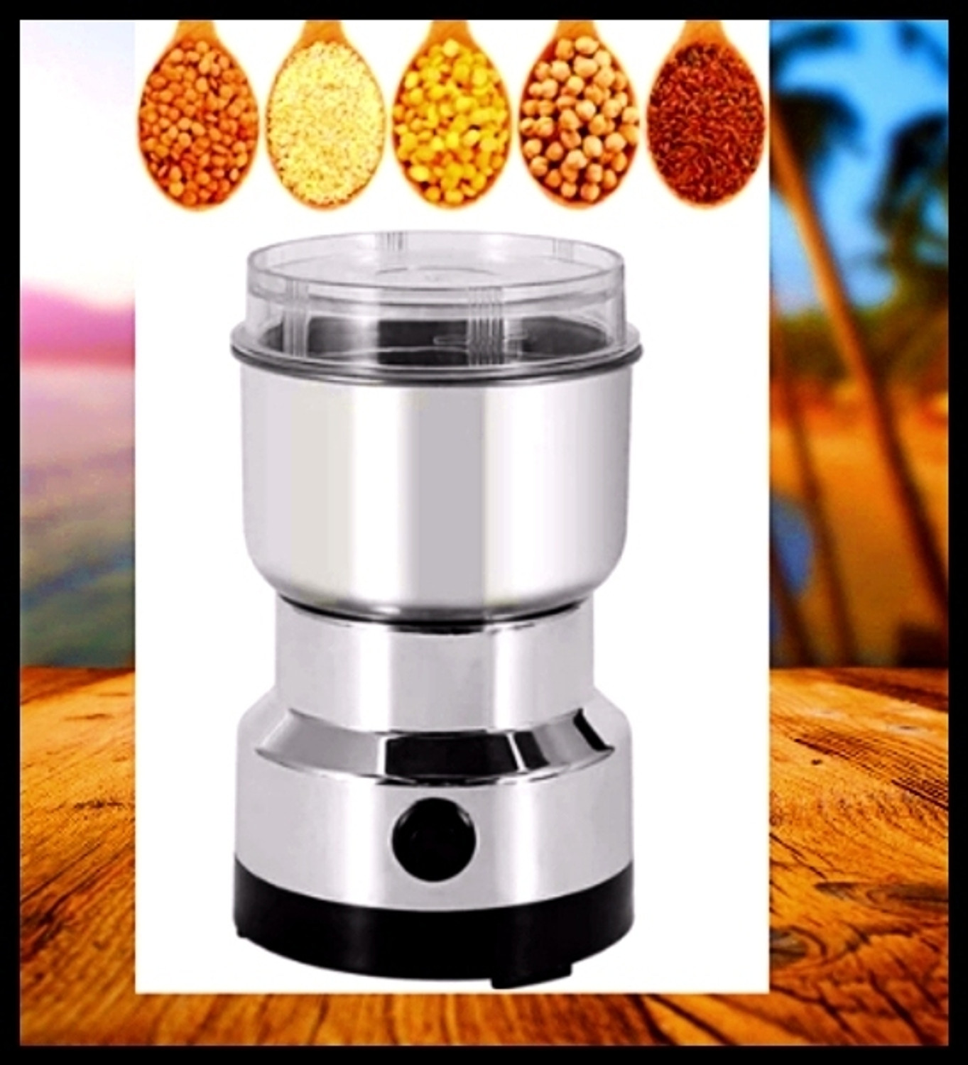 Image of Manasa Pro 450 W Juicer Mixer Grinder (Portable Grinder, USB Rechargeable Mini Grinder, Electric Grinder for mix 24 | 1 Jar | Silver)