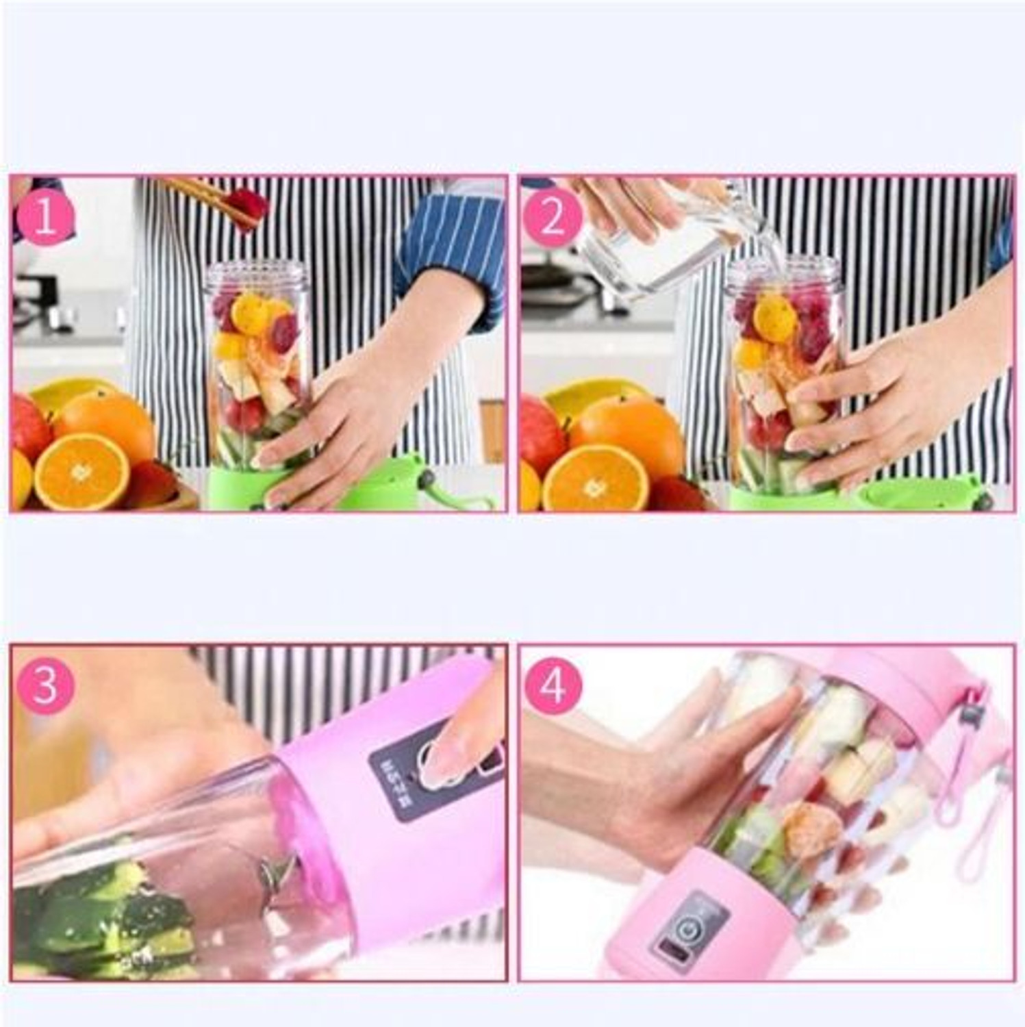 Image of princemarkett Pro Fruit Juicer 200 W Juicer Mixer Grinder (AE 946A PORTABLE BLENDER FOR SMOOTHIES SHAKES FOR OFFICE,GYM,TREKKING,HOME USE | 1 Jar | Multicolor)