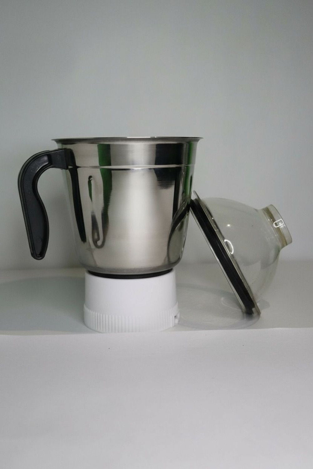Image of dtenterprises MG1 105 W Mixer Grinder (Stainless Steel Mixer Grinder Chutney Jar | 1 Jar | Silver)