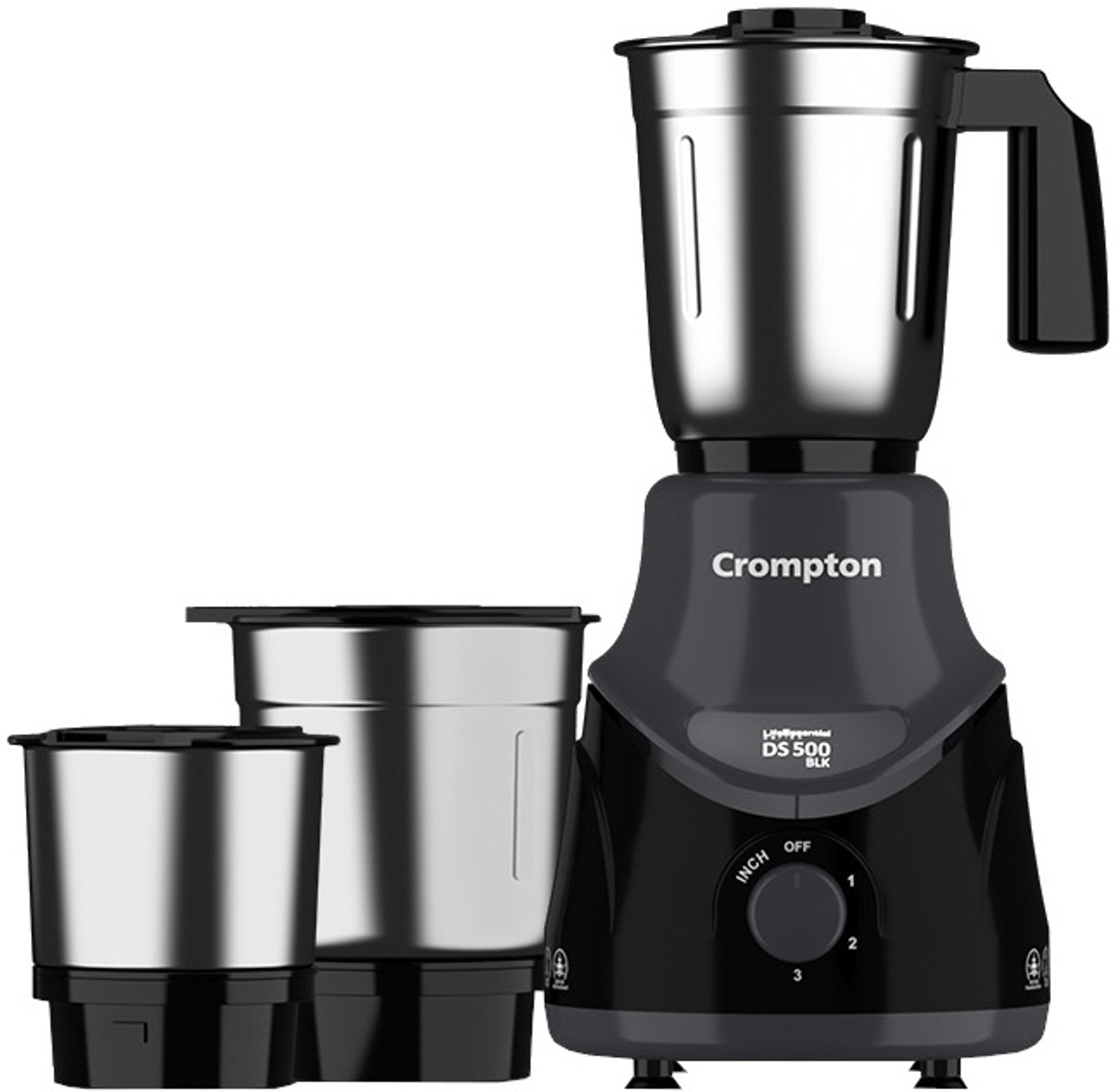 Crompton ACGM-DS500W3J 500W Mixer Grinder (3 Jars)
