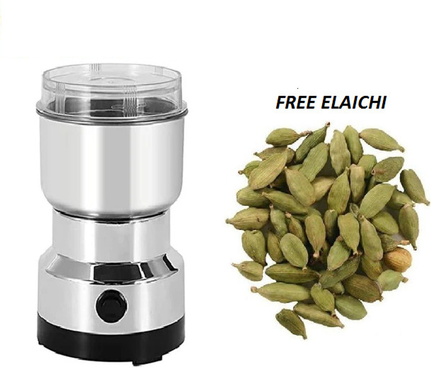 Image of Manasa Pro 450 W Juicer Mixer Grinder (Portable Grinder, USB Rechargeable Mini Grinder, Electric Grinder for mix 24 | 1 Jar | Silver)