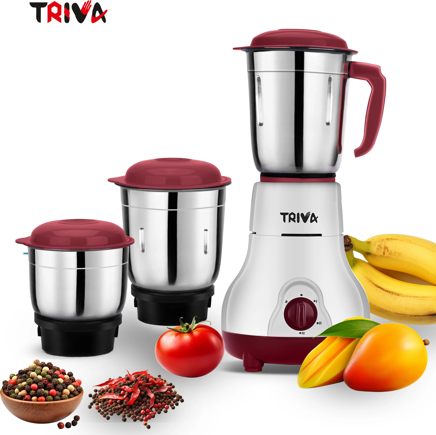 Image of Elvara creations JC-09 250 W Juicer Mixer Grinder (JWC-09 | 2 Jars | Multicolor)