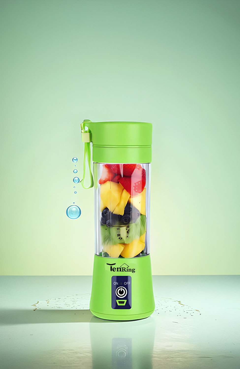 Image of MLSALES Portable Mini USB Juicer | Cordless Rechargeable Blender for Fresh Juices 150 W Juicer (350-KL-02 | 1 Jar | Multicolor)
