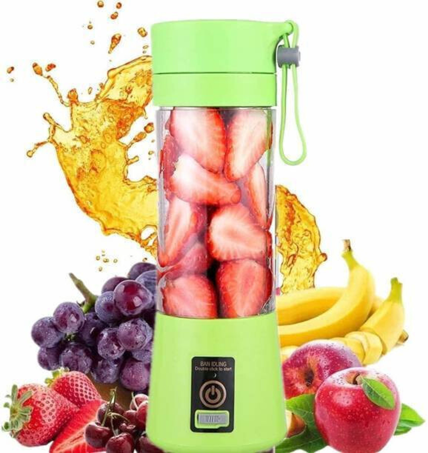 Image of SS brother Pro Fruit Juicer 200 W Juicer Mixer Grinder (Portable Electric Fruit Juicer Maker14 | 1 Jar | Multicolor)