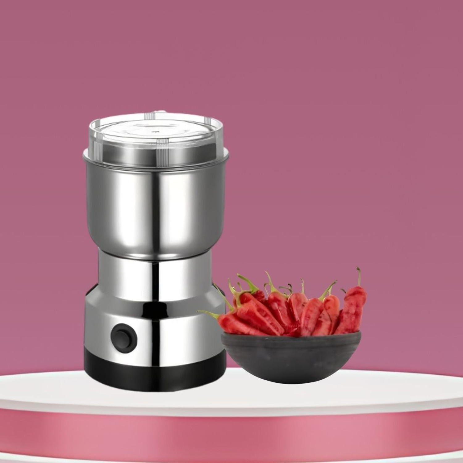 Image of starStore mini grinder 220 W Mixer Grinder (Mixer Grinder Juicer 01 | 1 Jar | Blue)
