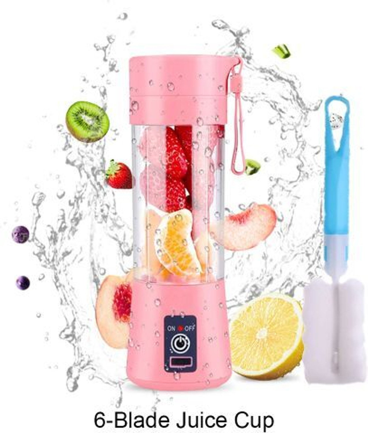 Image of SS brother Pro Fruit Juicer 200 W Juicer Mixer Grinder (Portable Electric Fruit Juicer Maker14 | 1 Jar | Multicolor)