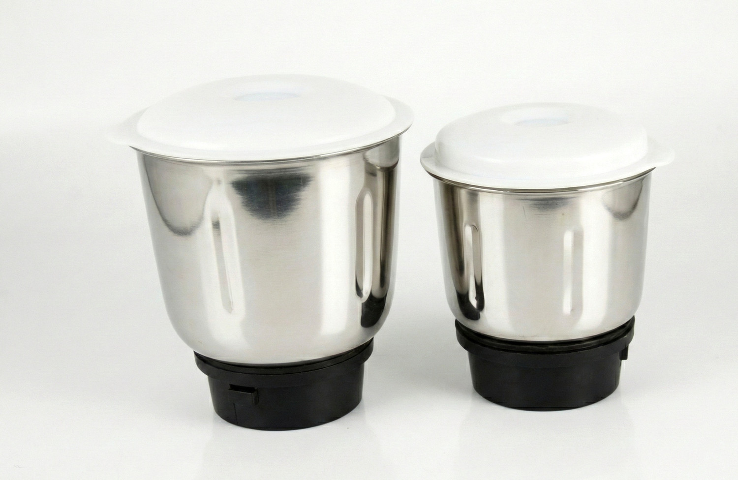 Image of Khileri 18g have quality grinding jar set combo pack Liquid Dry chutney jar Mixer Juicer Jar (1.5 L)