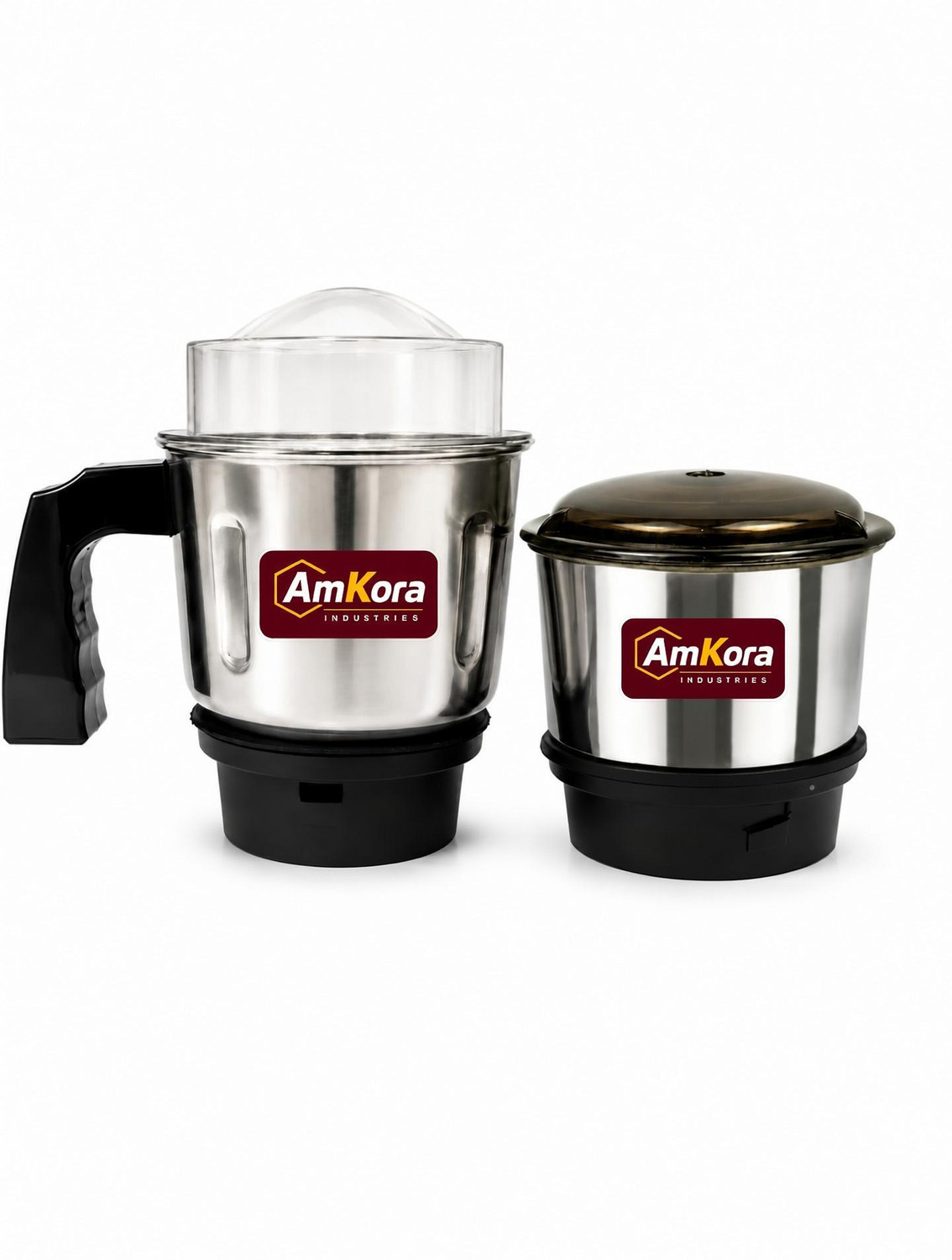 Image of Khileri 18g have quality grinding jar set combo pack Liquid Dry chutney jar Mixer Juicer Jar (1.5 L)
