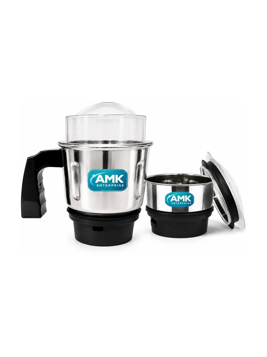 Image of Khileri 18g have quality grinding jar set combo pack Liquid Dry chutney jar Mixer Juicer Jar (1.5 L)