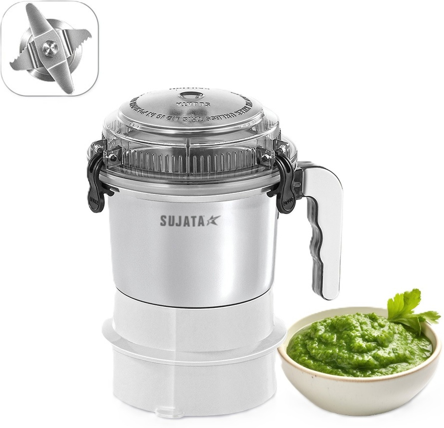 SUJATA Chutney Jar 400 ml Mixer Juicer Jar  (400 ml)
