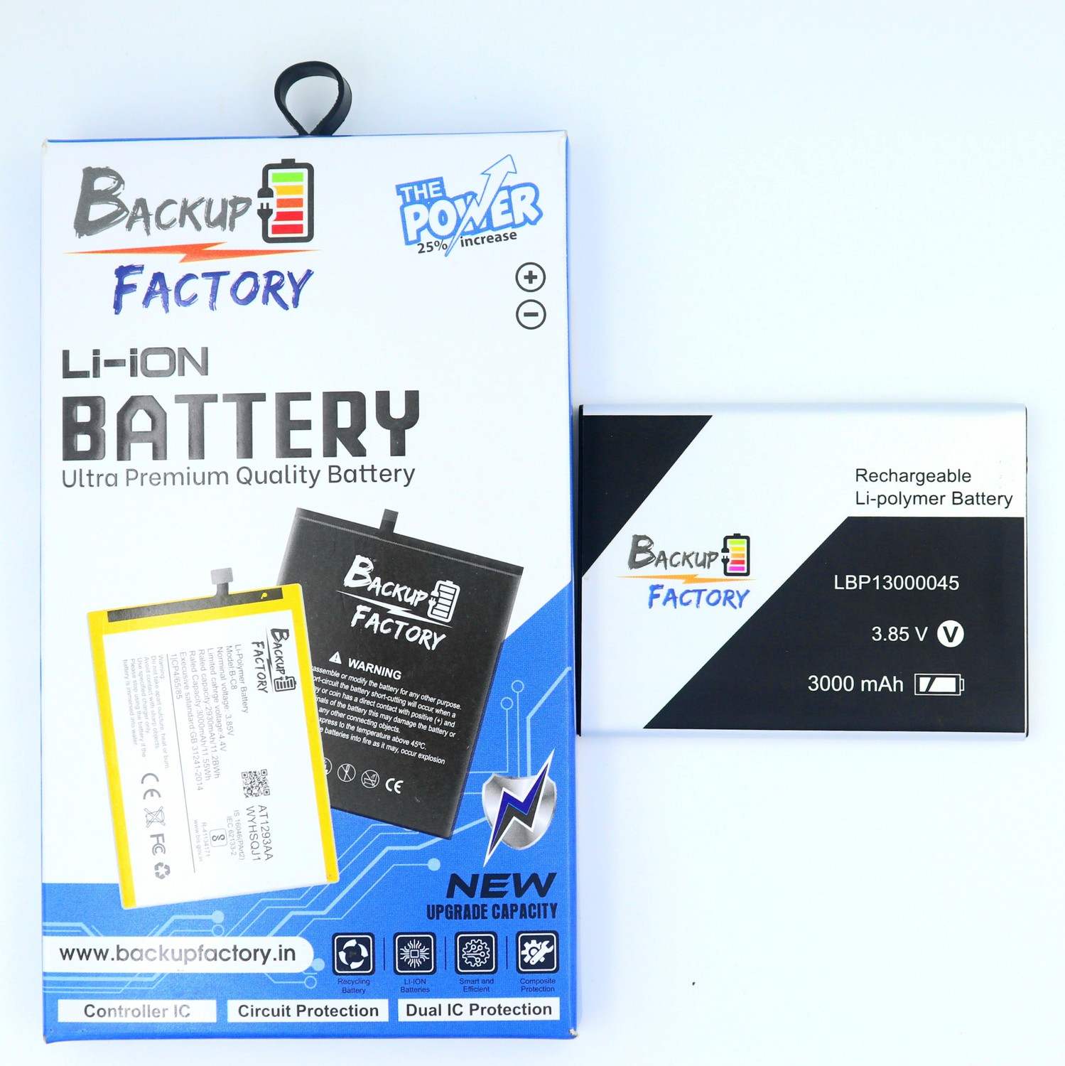 Image of Backup Factory Mobile Battery For Lava LBP13000045 ( Not For Xolo Era 4X Model )