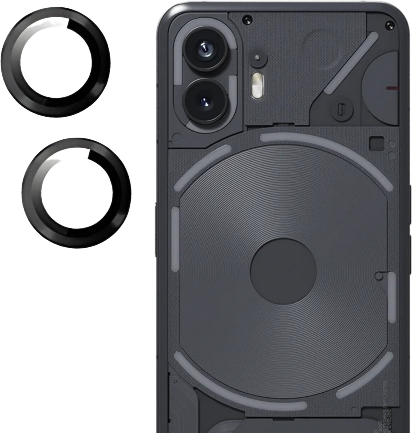 Image of Wellchoice Back Cover for Nothing Phone (2) (Transparent, Grip Case, Silicon, Pack of: 1)