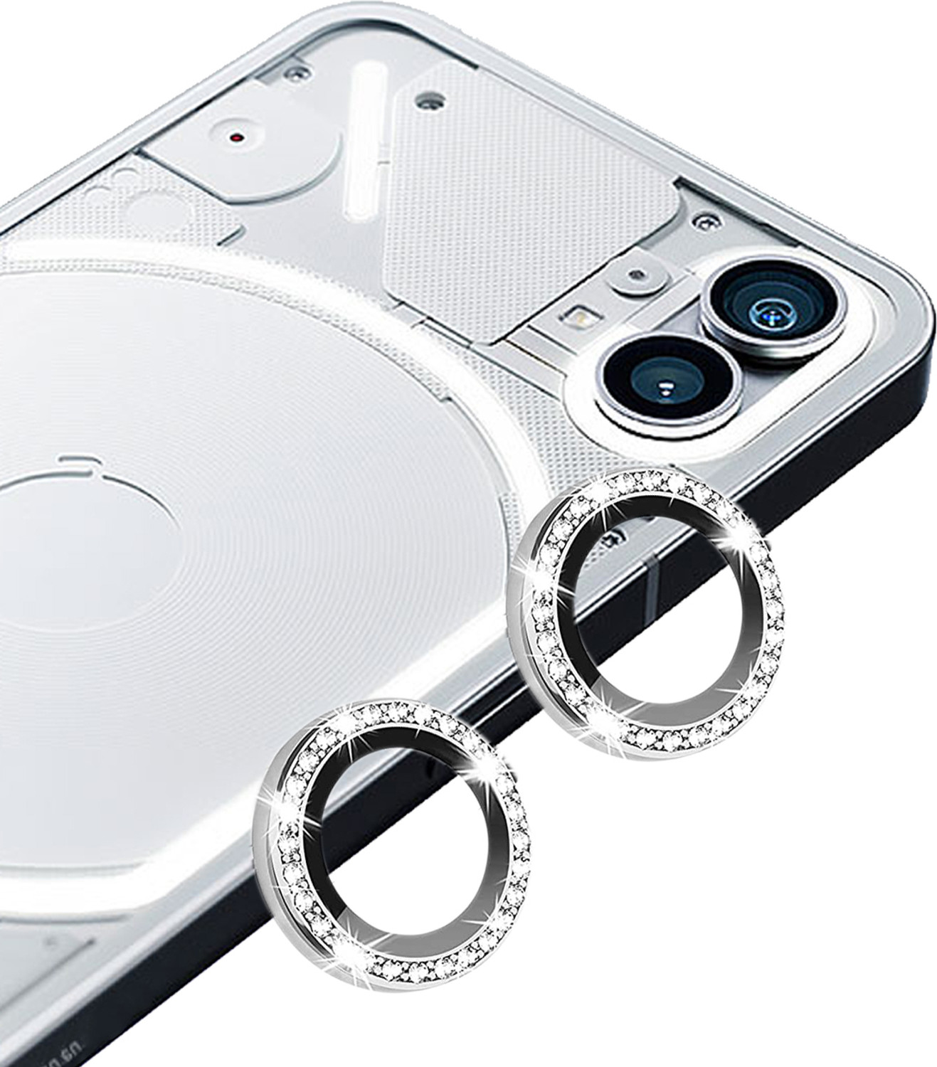 Image of Wellchoice Back Cover for Nothing Phone (2) (Transparent, Grip Case, Silicon, Pack of: 1)