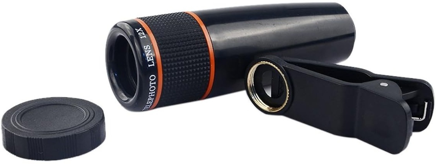 Image of VOLTegIC 18X HD Telephoto Lens for Android & iPhone with Adjustable Focus Mobile Phone Lens