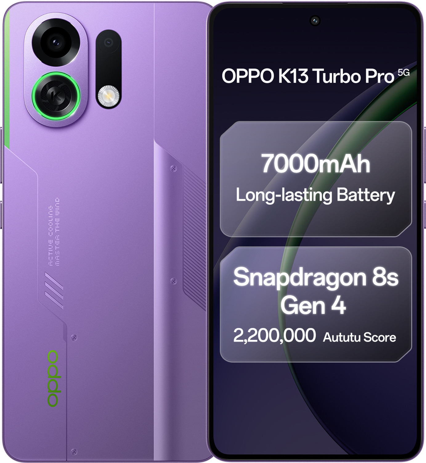 OPPO K13 Turbo Pro 5G 256GB Purple – ₹31,999