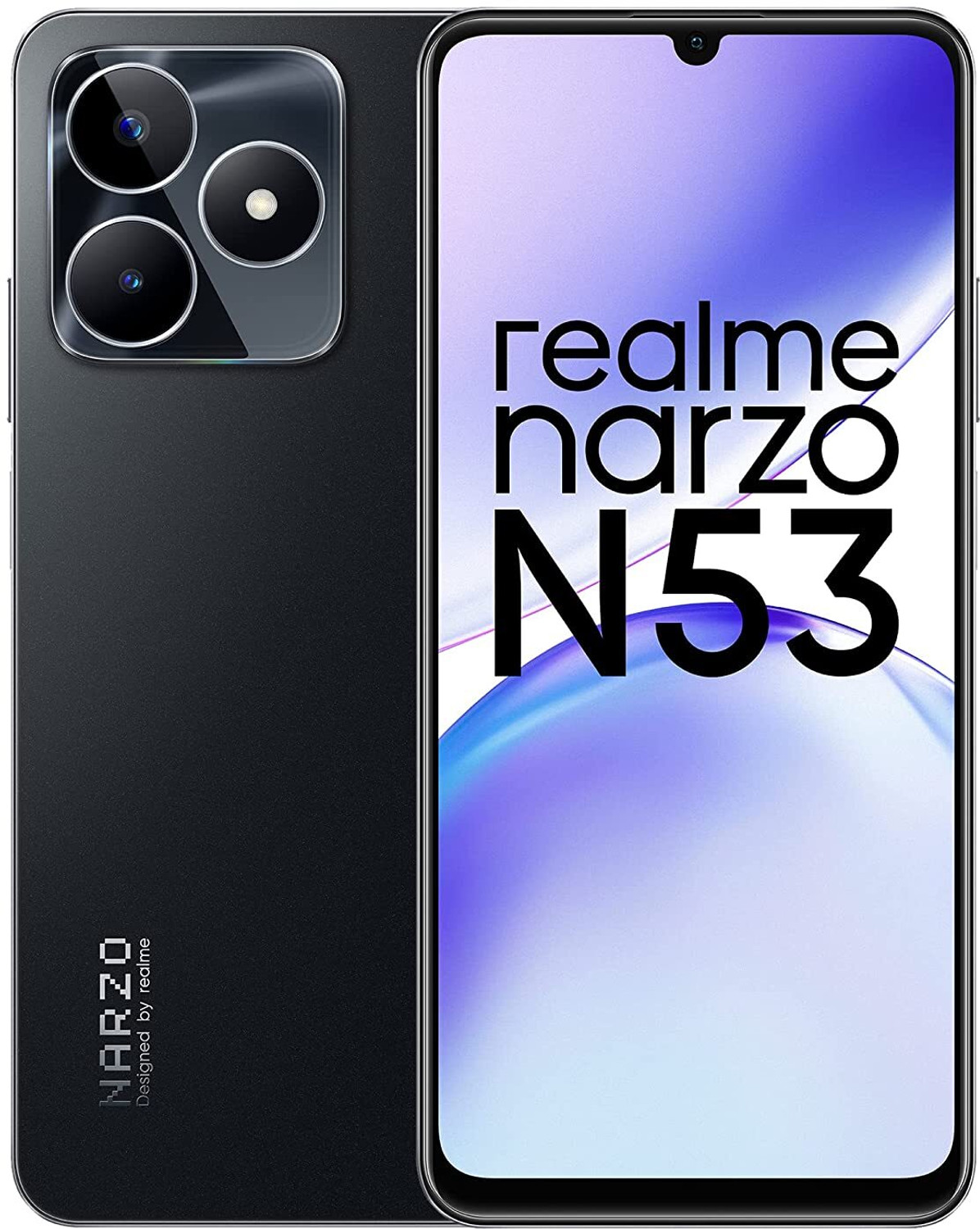 Image of realme Narzo N53 (Feather Black, 128 GB)