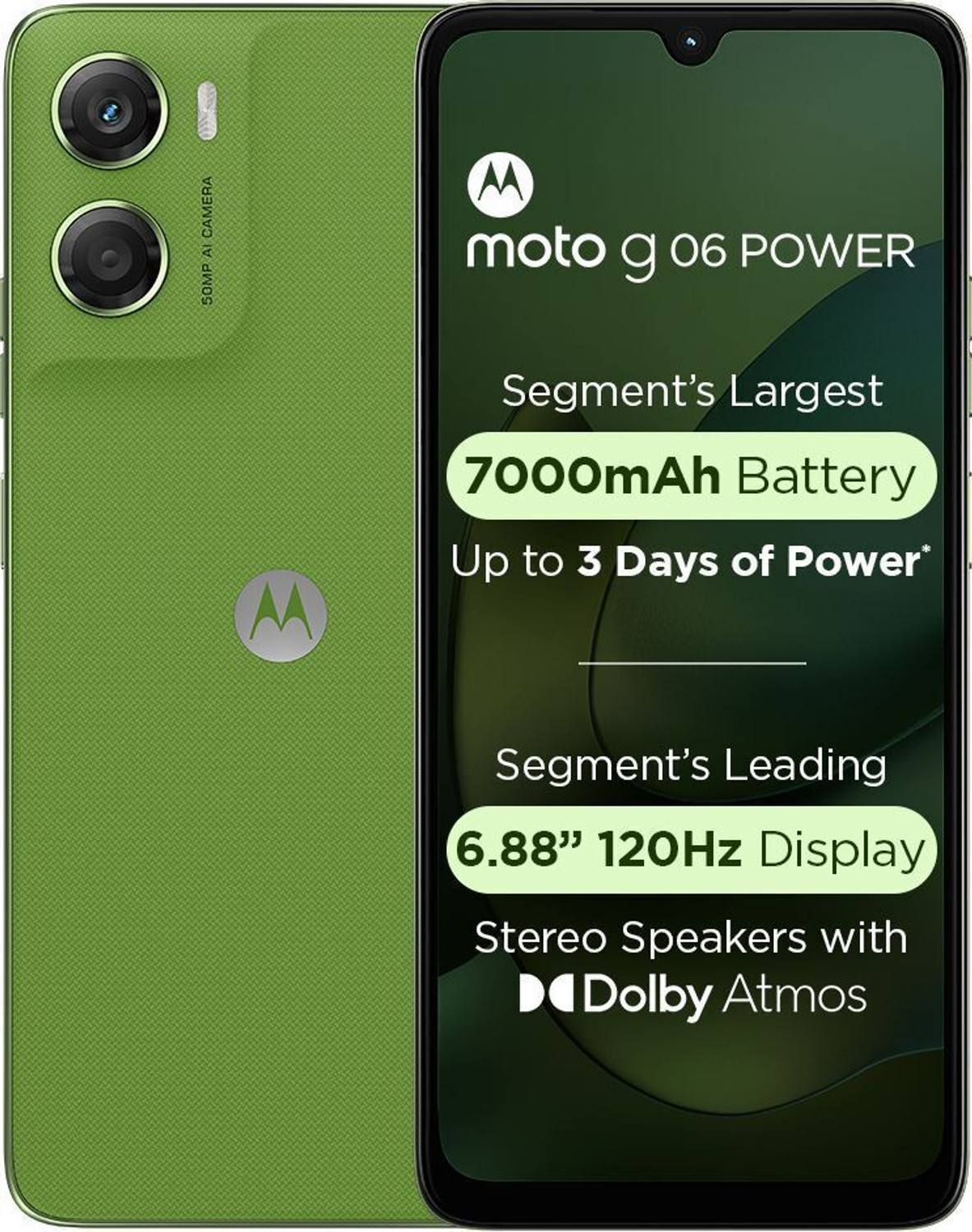 g06 power (Pantone Tendril, 64 GB) (4 GB RAM)