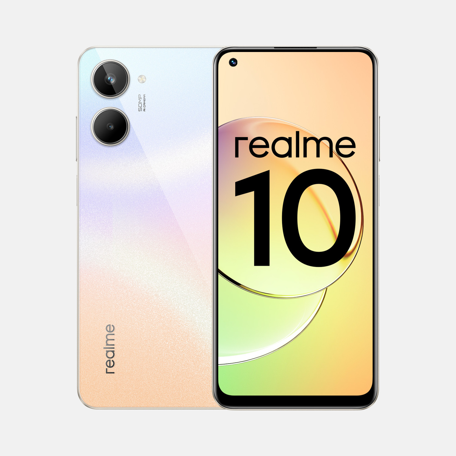 Image of realme 10 (Clash White, 128 GB)