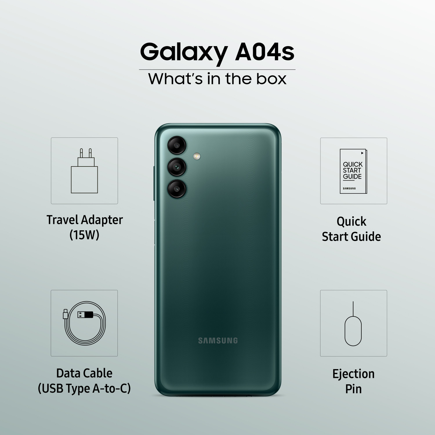 Image of Samsung Galaxy A04s (Green, 128 GB)