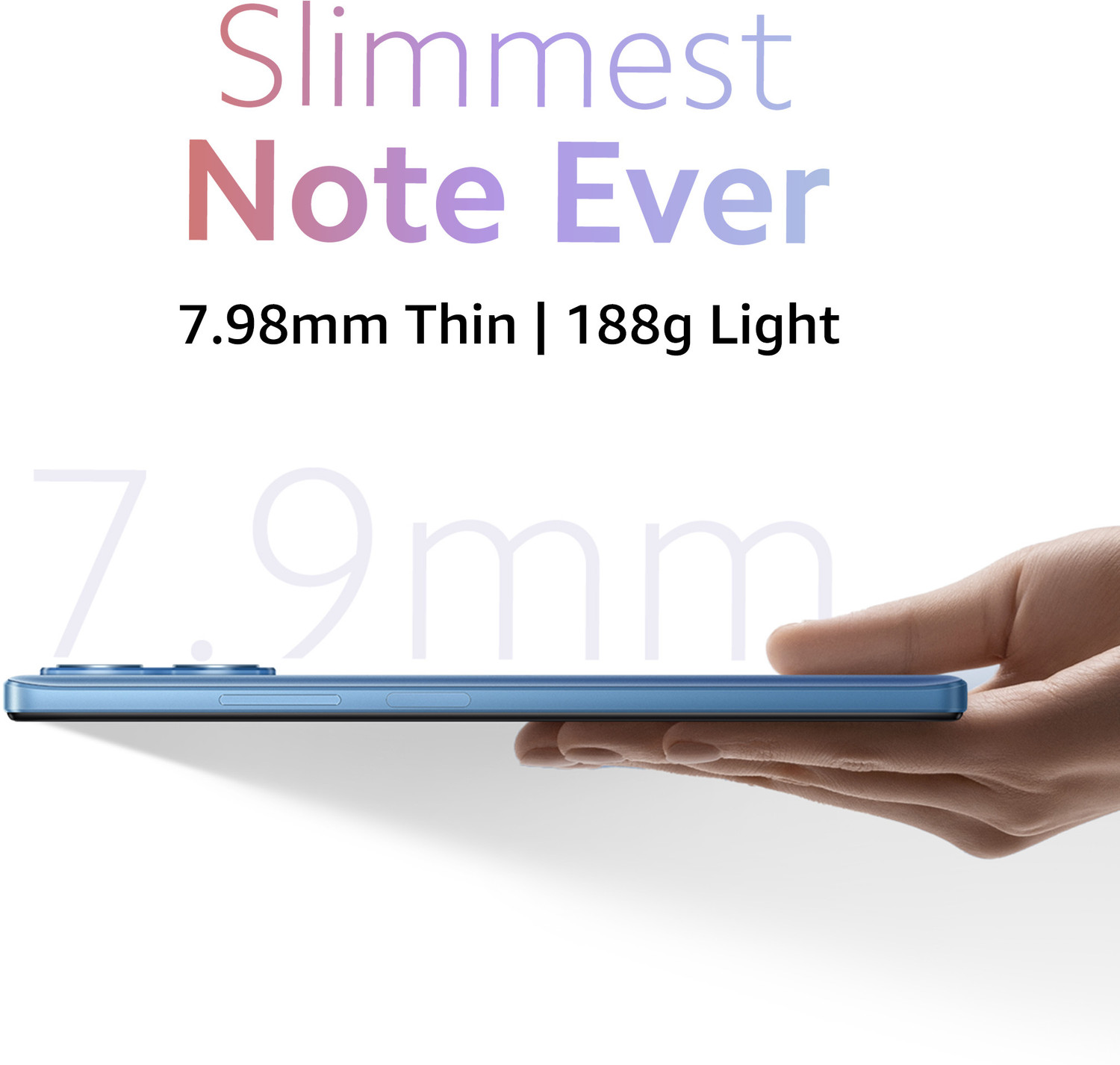 Image of REDMI Note 12 5G (Mystique Blue, 256 GB)