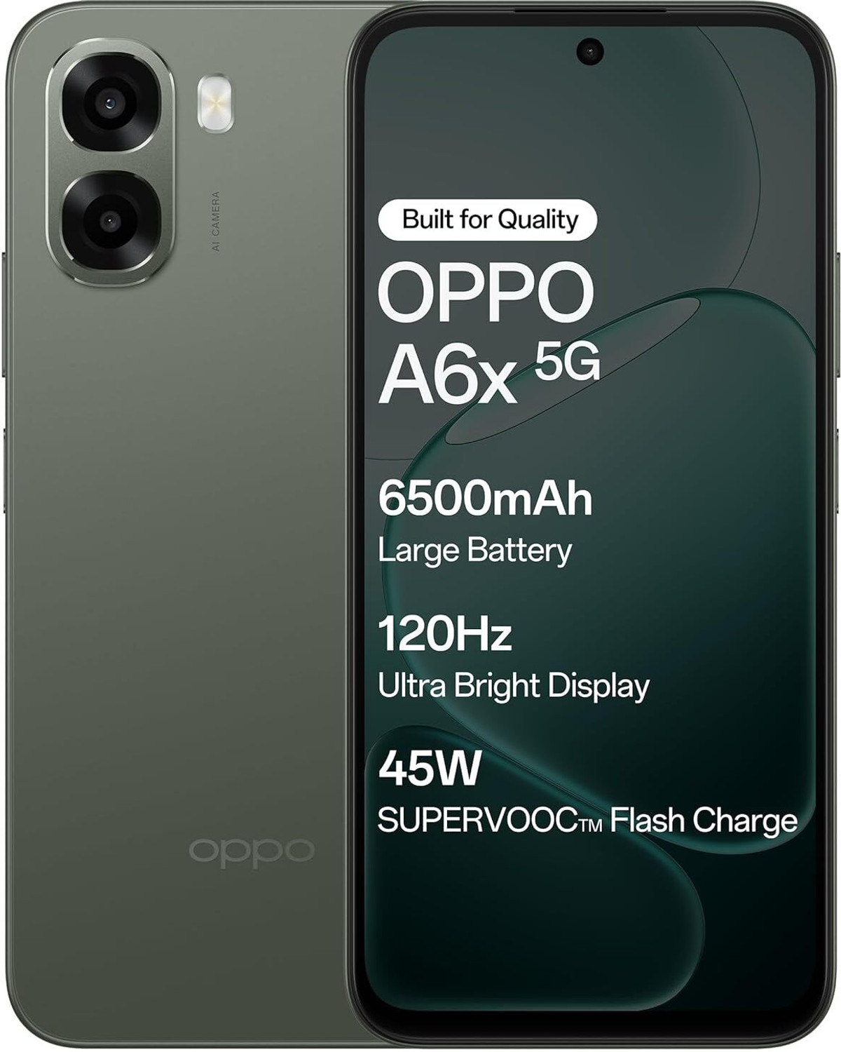 Image of OPPO A6 x 5G (Olive Green, 128 GB) (4 GB RAM)