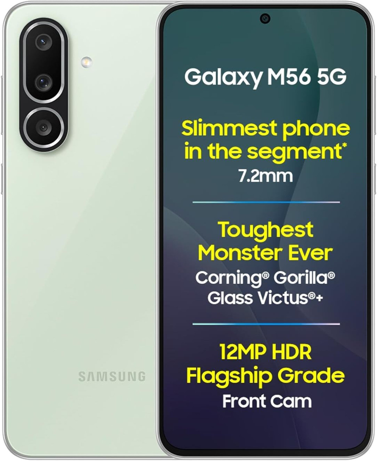 SAMSUNG M56 5G (Light Green, 128 GB)