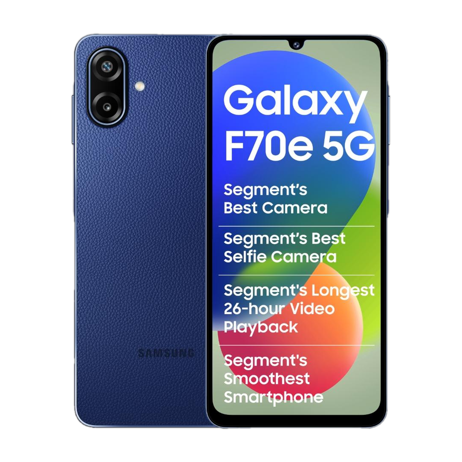 Samsung Galaxy F70e 5G (Spotlight Blue, 128 GB)