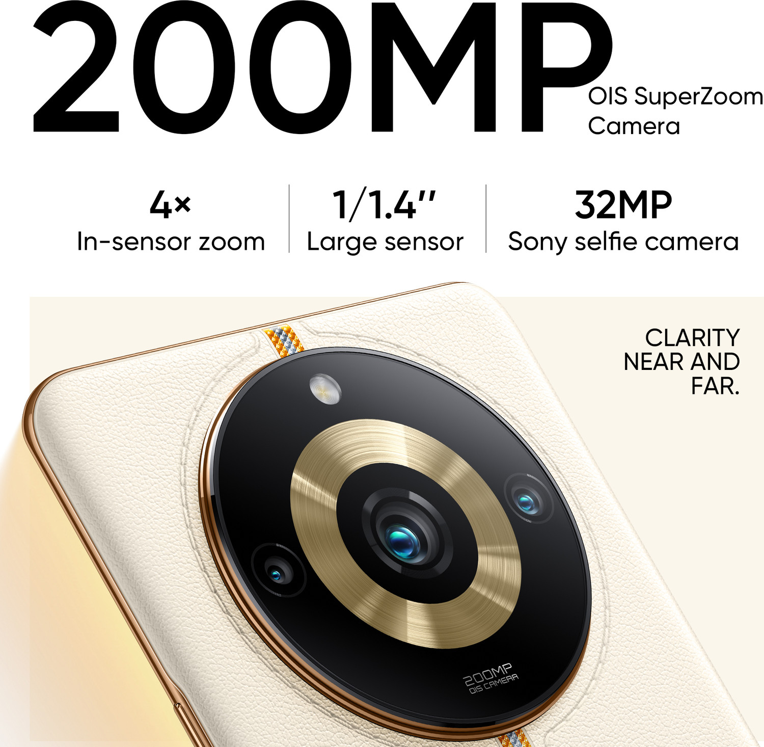 Image of realme 11 Pro+ 5G (Sunrise Beige, 256 GB)