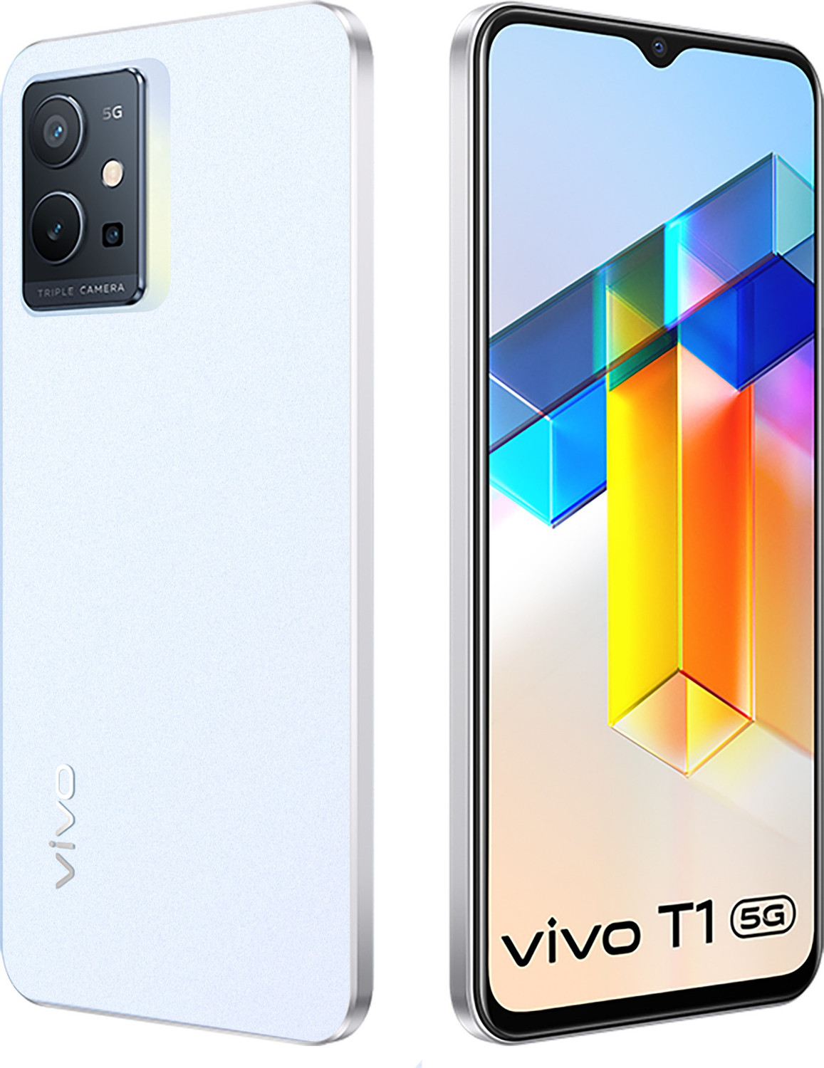 Image of vivo T1 5G (Silky White, 128 GB)