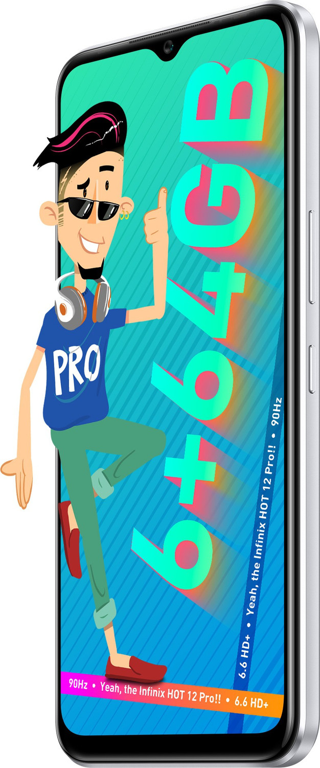 Image of Infinix Hot 12 Pro (Halo White, 64 GB)