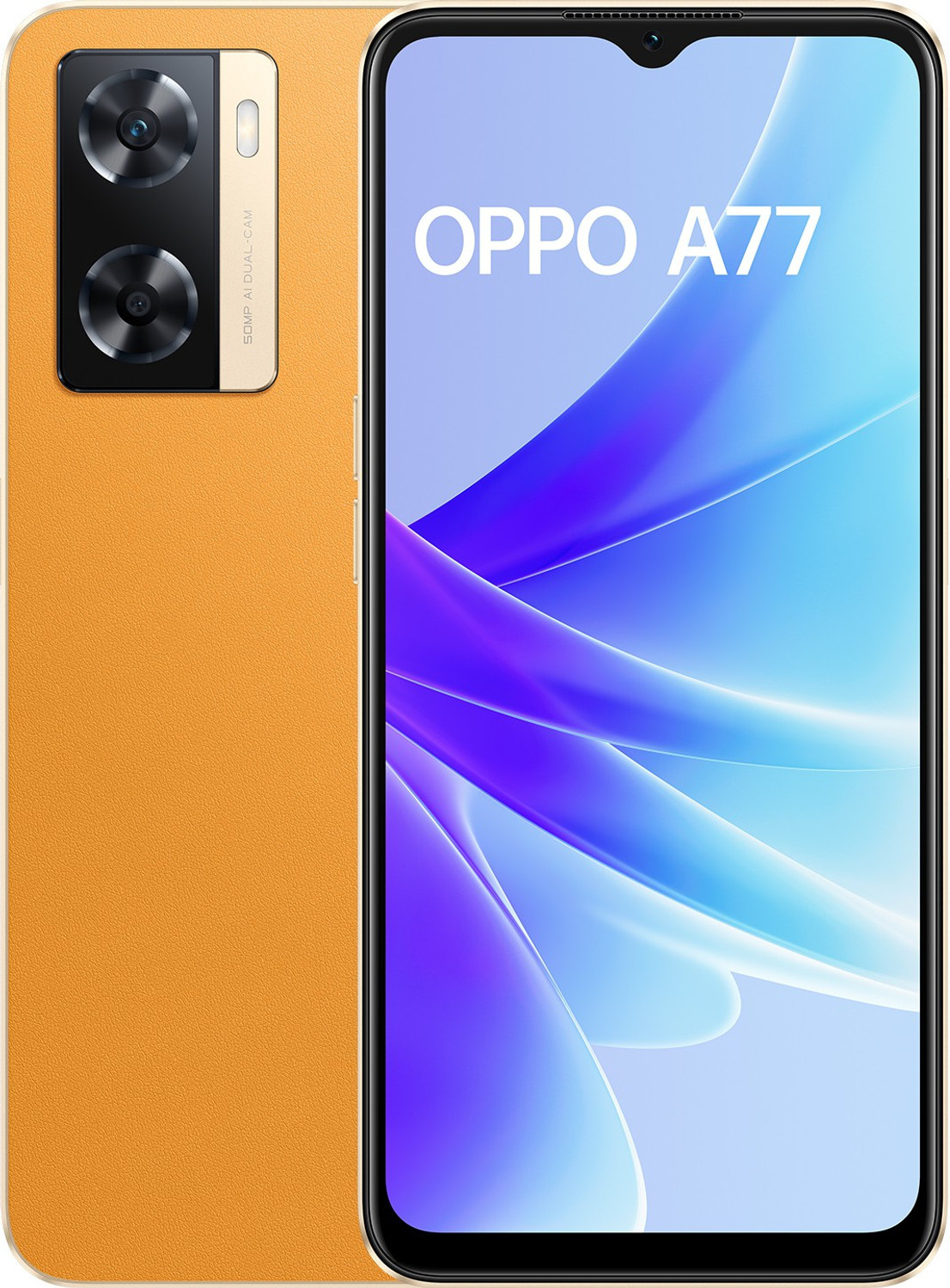 Image of OPPO A77 (Sunset Orange, 128 GB)