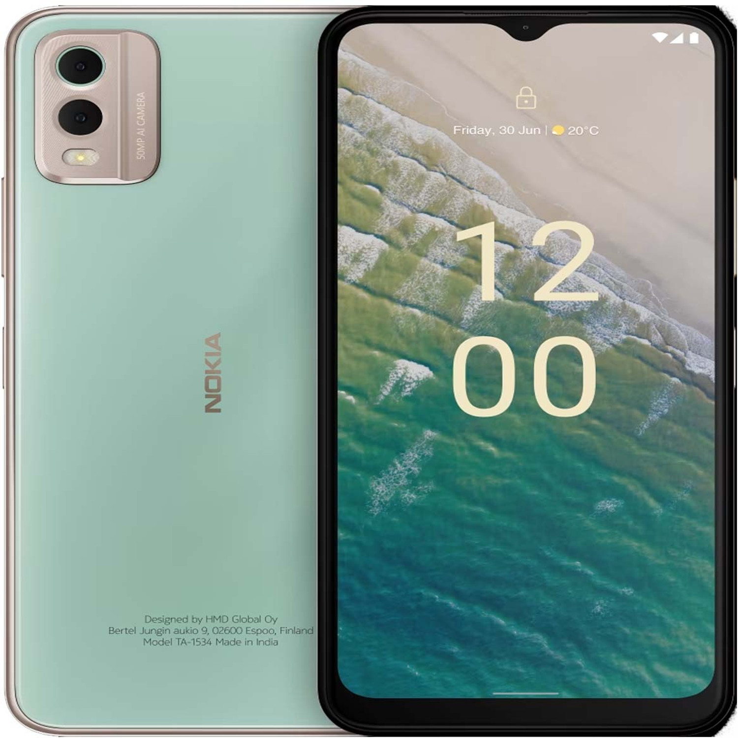 Image of Nokia C32 (MINT, 64 GB) (4 GB RAM)