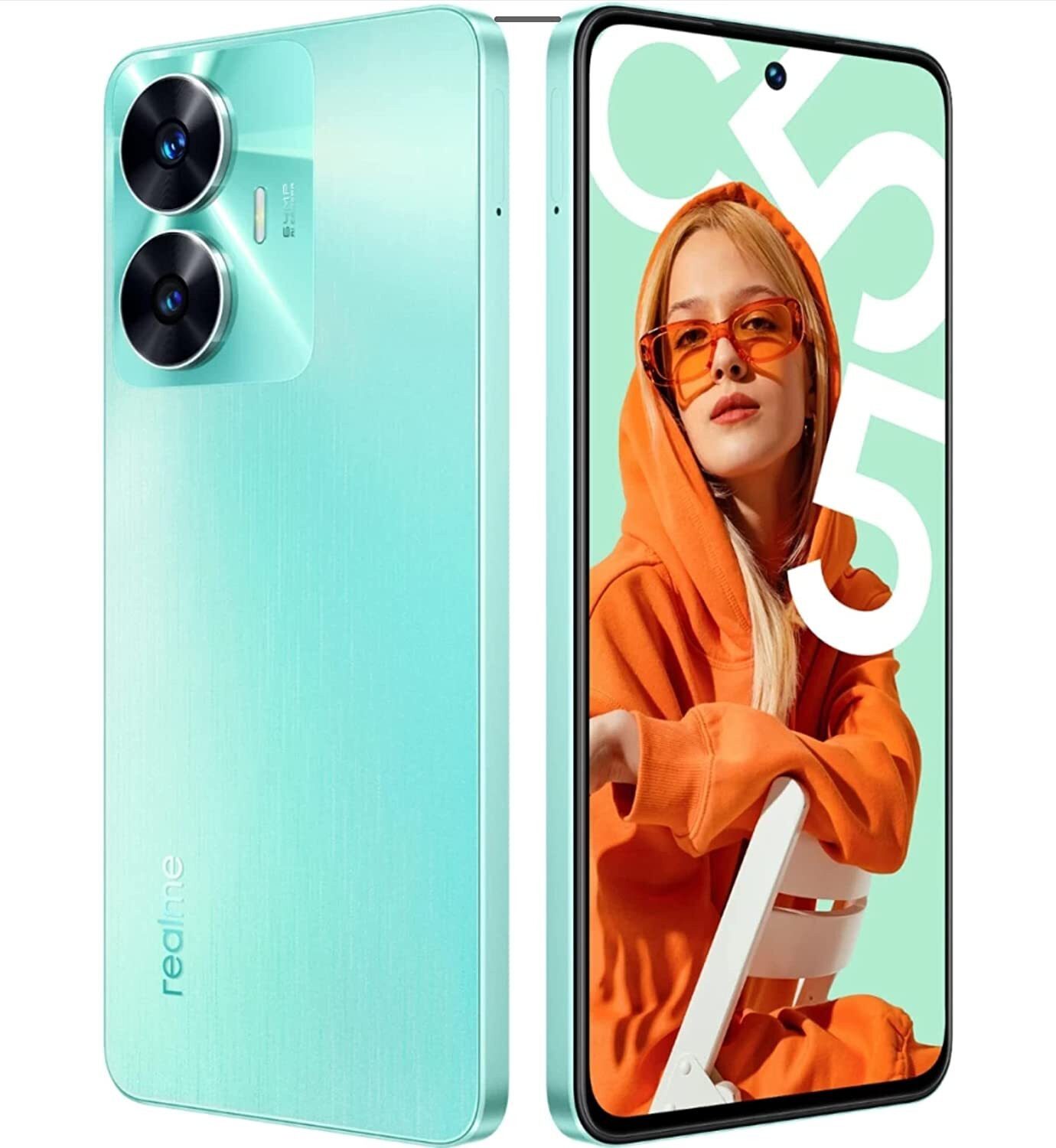 Image of realme C55 (Rainforest / Green, 128 GB) (8 GB RAM)