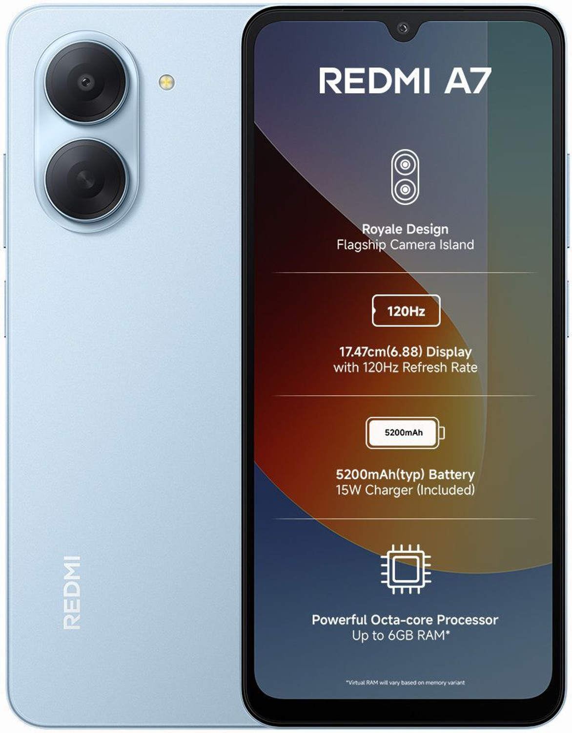 Image of REDMI 13C (Starfrost White, 256 GB) (8 GB RAM)